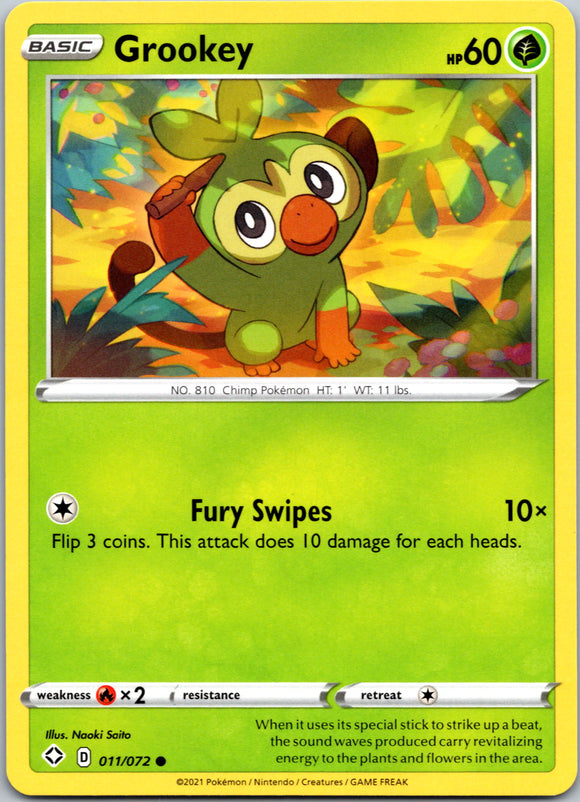 Grookey [011/072] [Shining Fates]