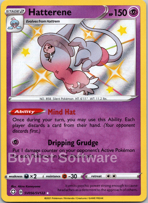 Hatterene [SV056/SV122] [Shining Fates: Shiny Vault] Holofoil