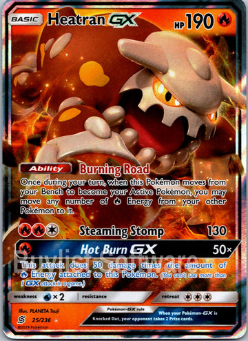 Heatran GX [25/236] [Unified Minds] Holofoil