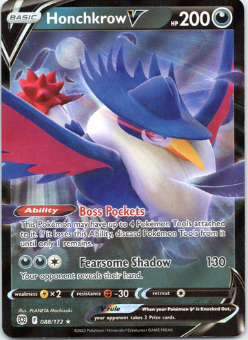 Honchkrow V [088/172] [Brilliant Stars] Holofoil