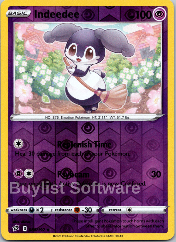 Indeedee [088/192] [Rebel Clash] Reverse Holofoil