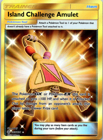Island Challenge Amulet (Secret) [265/236] [Cosmic Eclipse] Holofoil