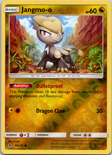 Jangmo-o [98/145] [Guardians Rising] Reverse Holofoil