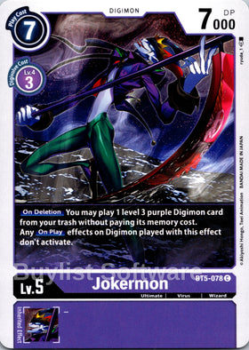 Jokermon [BT5-078] [Battle of Omni] Normal