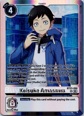 Keisuke Amasawa [BT23-090 SR] [Hackers' Slumber] Foil