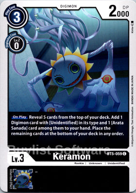 Keramon [BT5-059] [Battle of Omni] Normal