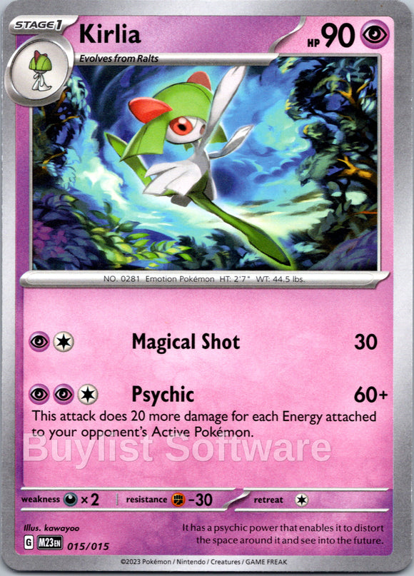 Kirlia [015/015] [McDonald's Promos 2023]
