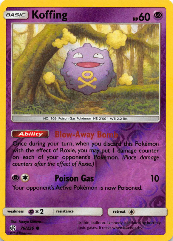 Koffing [76/236] [Cosmic Eclipse] Reverse Holofoil