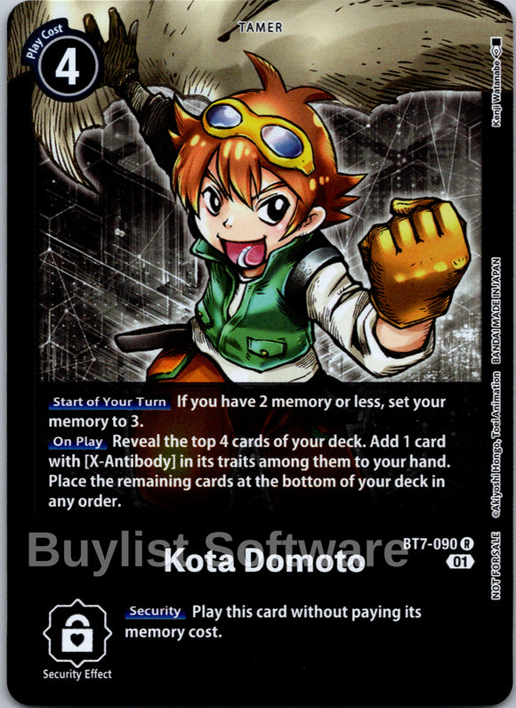 Kota Domoto (Event Pack 4) [BT7-090 R] [Next Adventure] Foil