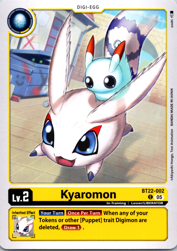 Kyaromon [BT22-002 C] [Cyber Eden]