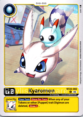 Kyaromon [BT22-002 C] [Cyber Eden]