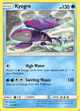 Kyogre [53/236] [Cosmic Eclipse]