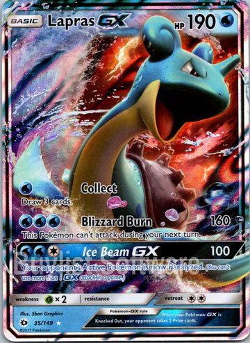 Lapras GX [35/149] [Sun & Moon Base Set] Holofoil