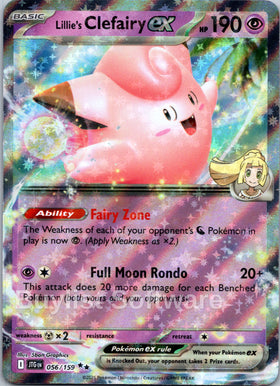 Lillie's Clefairy ex [056/159] [Journey Together] Holofoil