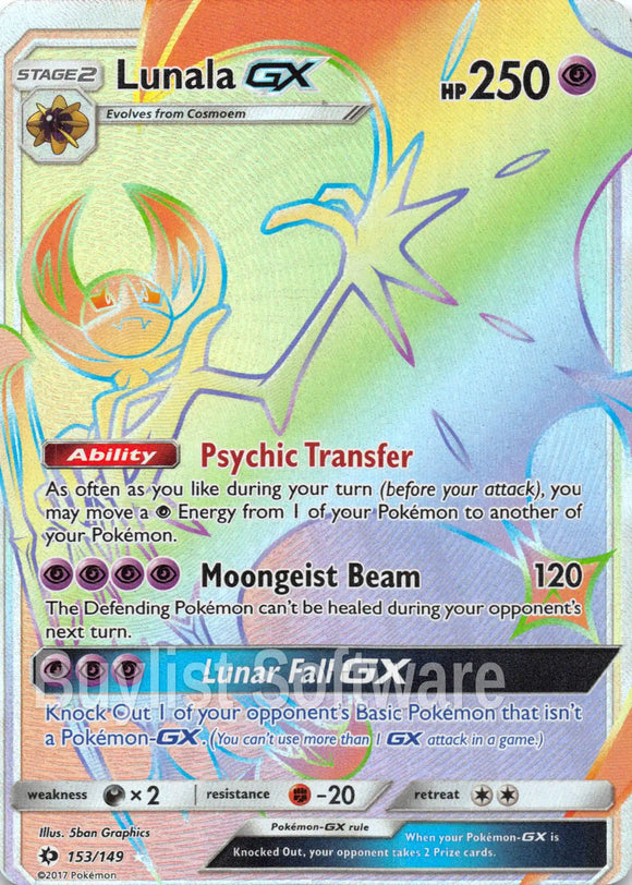 Lunala GX [153/149] [Sun & Moon Base Set] Holofoil