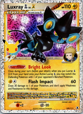 Luxray GL LV.X [109/111] [Celebrations: Classic Collection] Holofoil