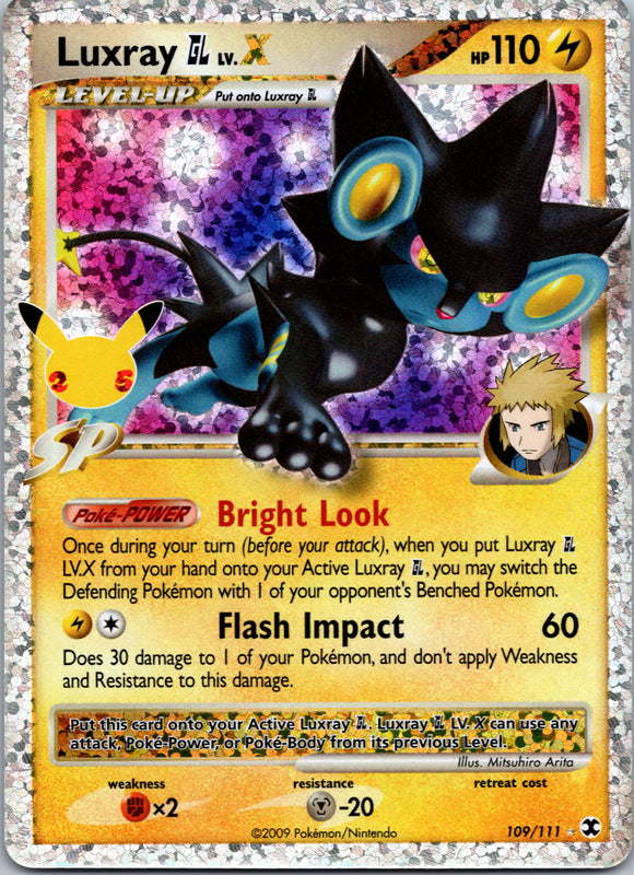 Luxray GL LV.X [109/111] [Celebrations: Classic Collection] Holofoil