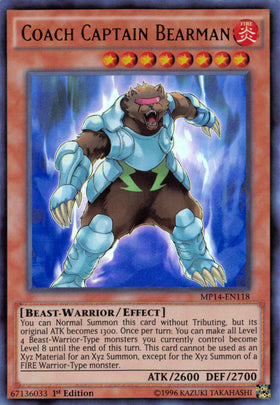 Coach Captain Bearman [MP14-EN118] Ultra Rare