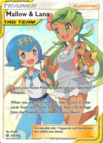 Mallow & Lana (Full Art) [231/236] [Cosmic Eclipse] Holofoil
