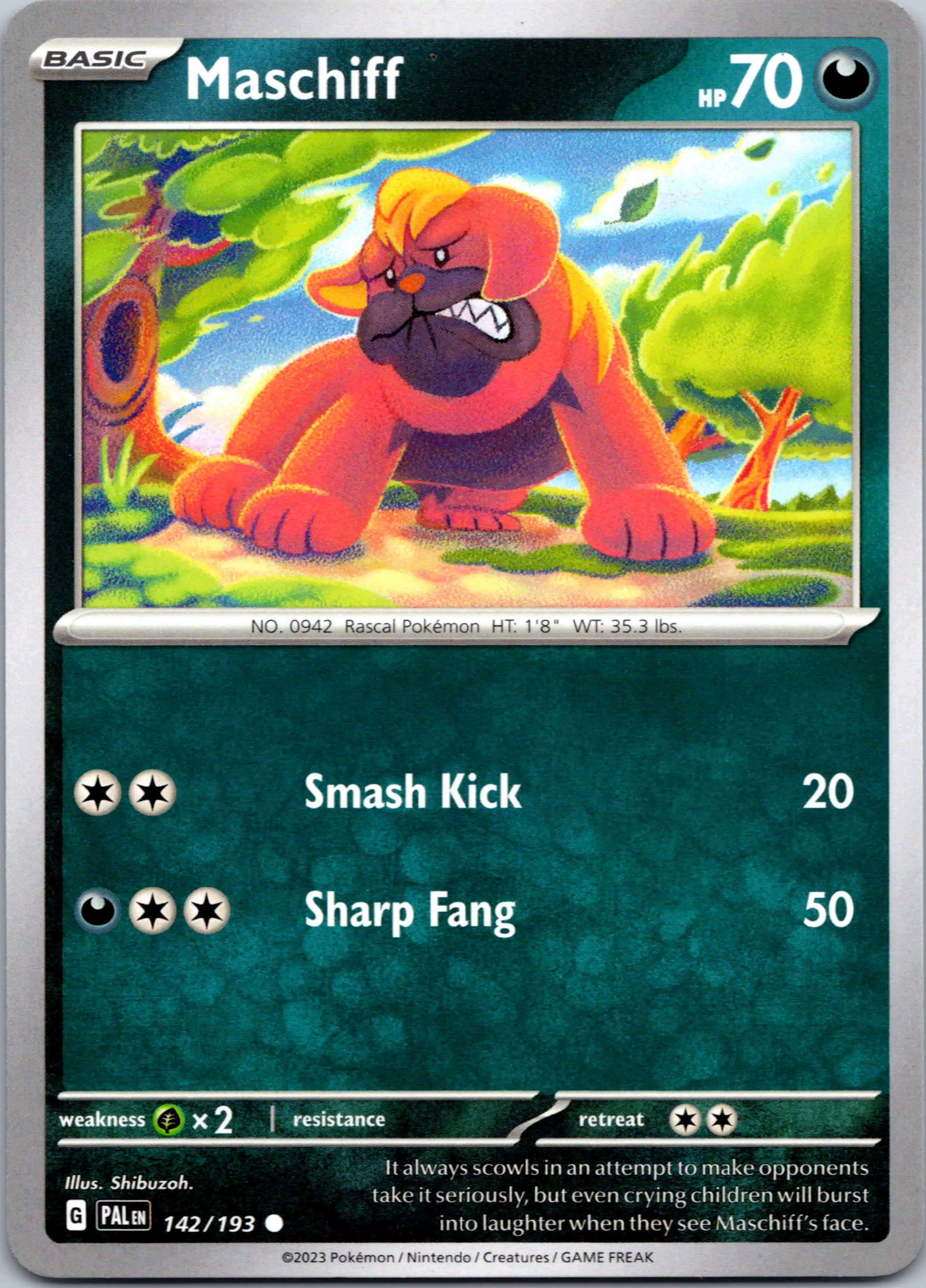 Maschiff - 142/193 [142/193] [Paldea Evolved]