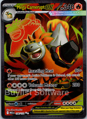 Mega Camerupt ex [156/132] [Mega Evolution] Holofoil