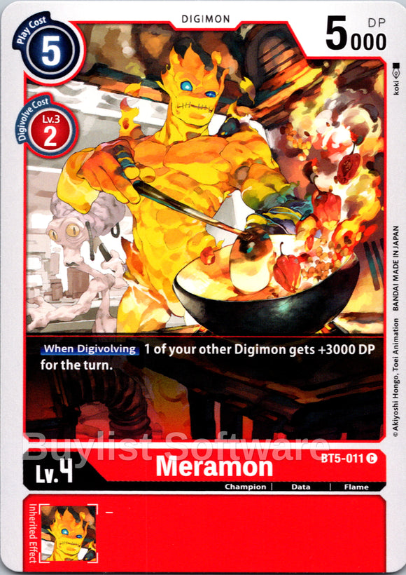 Meramon [BT5-011] [Battle of Omni] Normal