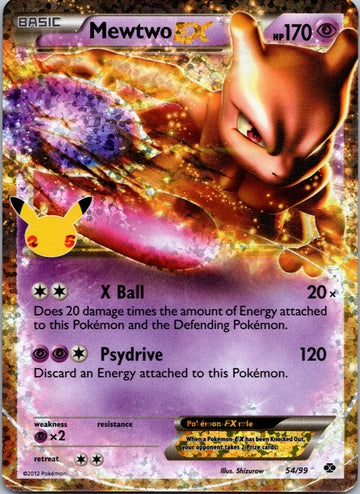 Mewtwo EX [54/99] [Celebrations: Classic Collection] Holofoil