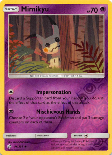 Mimikyu (97) [97/236] [Cosmic Eclipse] Reverse Holofoil