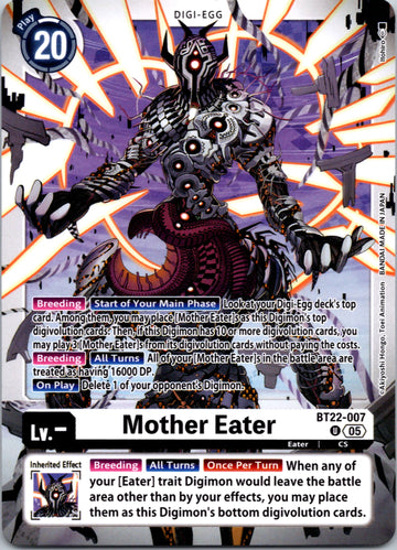 Mother Eater [BT22-007 U] [Cyber Eden]