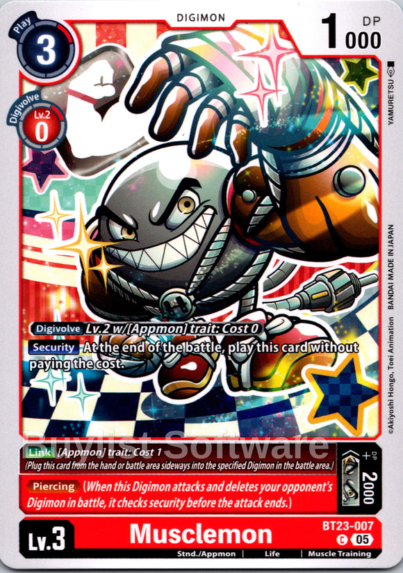 Musclemon [BT23-007 C] [Hackers' Slumber]