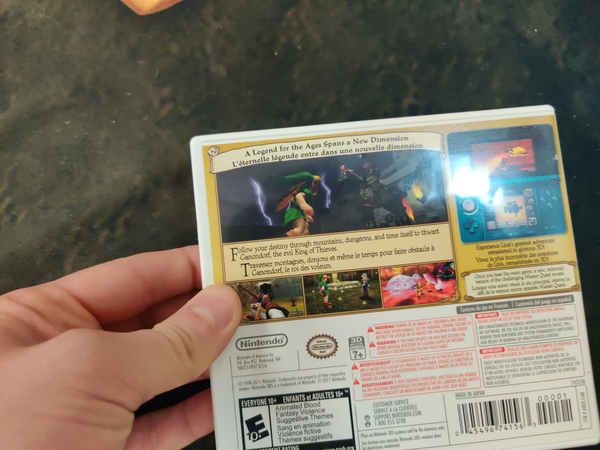 Nintendo 3DS: The Legend of Zelda Ocarina of Time (Original Version) - Complete In Box