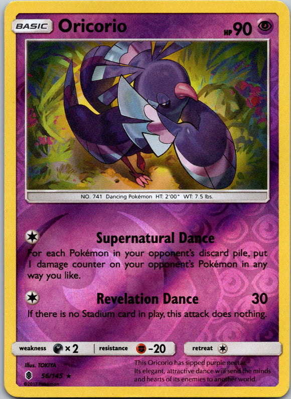 Oricorio (56) [56/145] [Guardians Rising] Reverse Holofoil