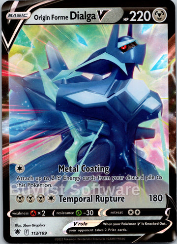 Origin Forme Dialga V [113/189] [Astral Radiance] Holofoil
