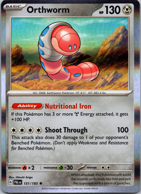 Orthworm [151/193] [Paldea Evolved] Holofoil