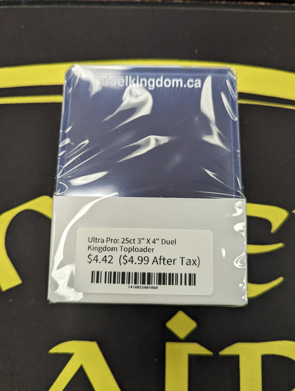 Ultra Pro: 25ct 3" X 4" Duel Kingdom Toploader