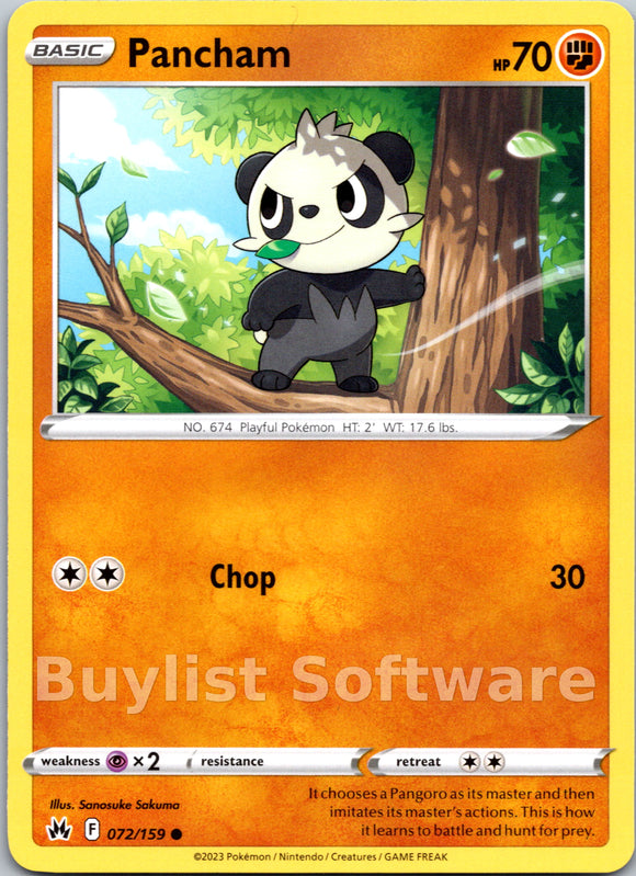 Pancham [072/159] [Crown Zenith]