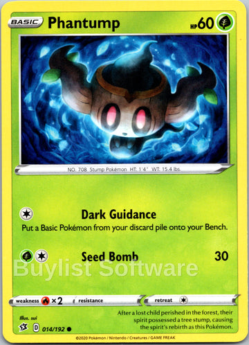 Phantump (014/192) [Sword & Shield: Rebel Clash]