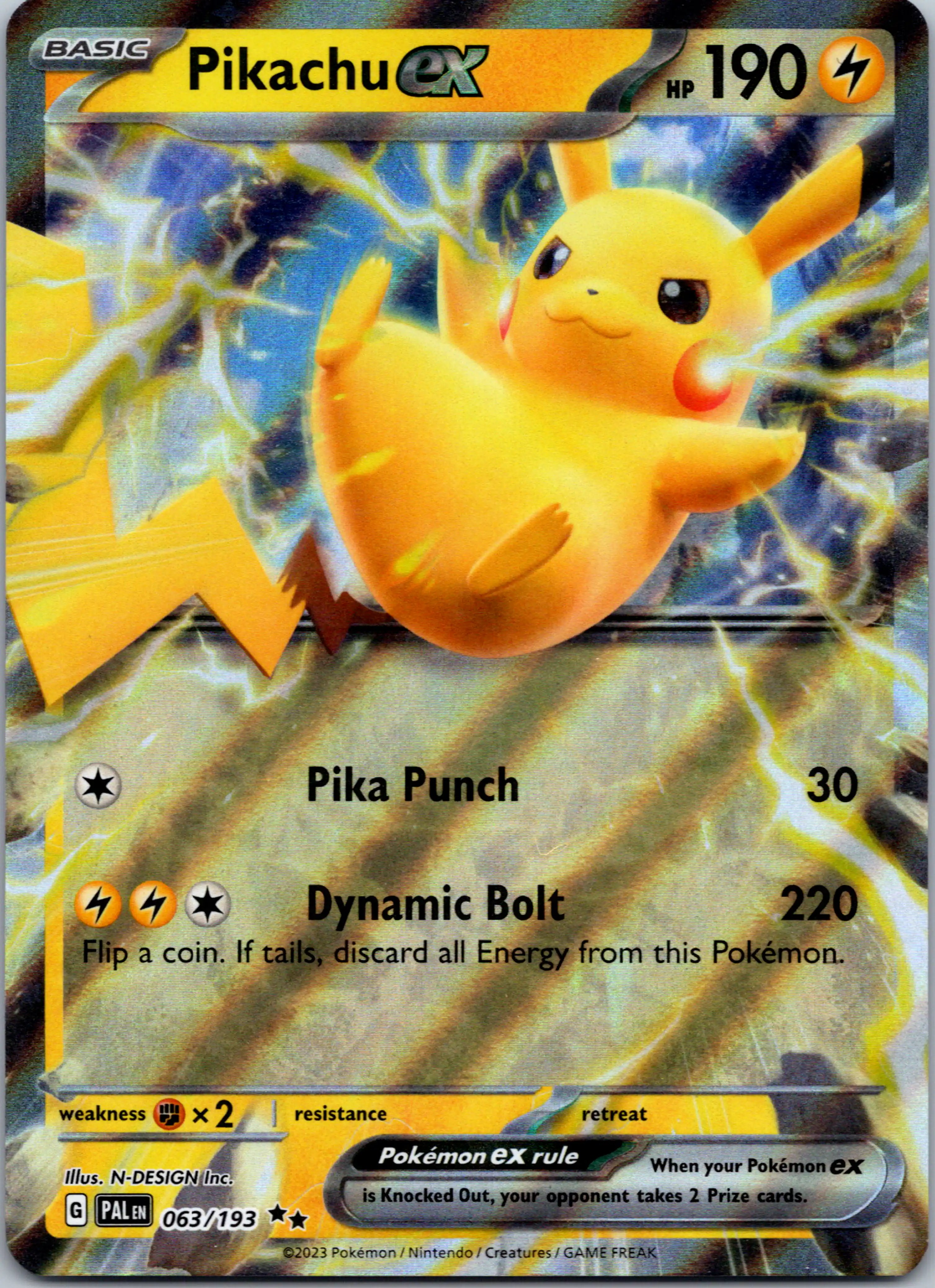 Pikachu ex [063/193] [Paldea Evolved] Holofoil