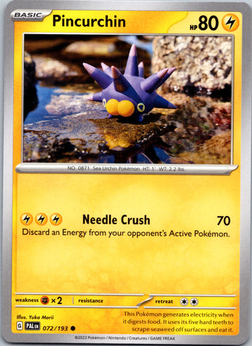 Pincurchin - 072/193 [072/193] [Paldea Evolved]