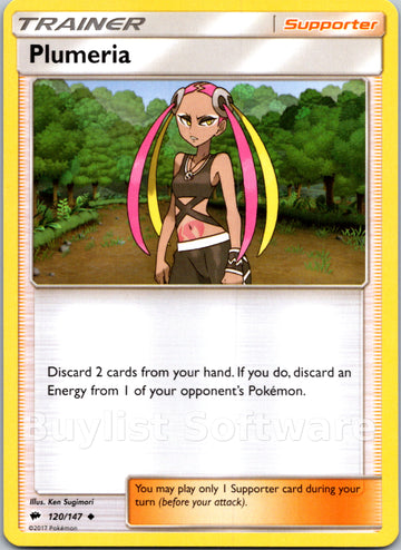 Plumeria (120/147) [Sun & Moon: Burning Shadows]