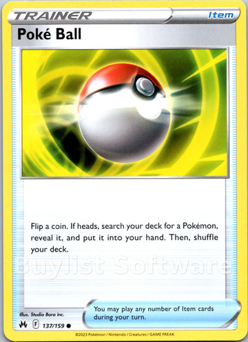 Poke Ball (137/159) [Sword & Shield: Crown Zenith]