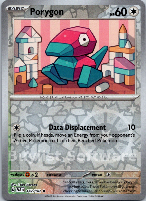 Porygon (142/182) - [Scarlet & Violet: Paradox Rift]