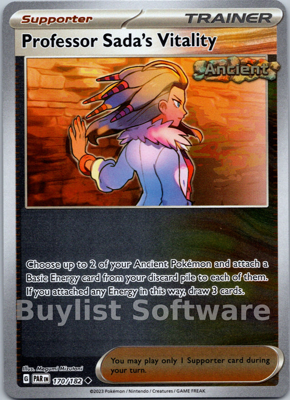 Professor Sada's Vitality (170/182) - [Scarlet & Violet: Paradox Rift] Reverse Holofoil