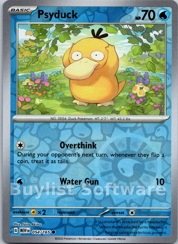 Psyduck (054/165) [Scarlet & Violet:  151] Reverse Holofoil