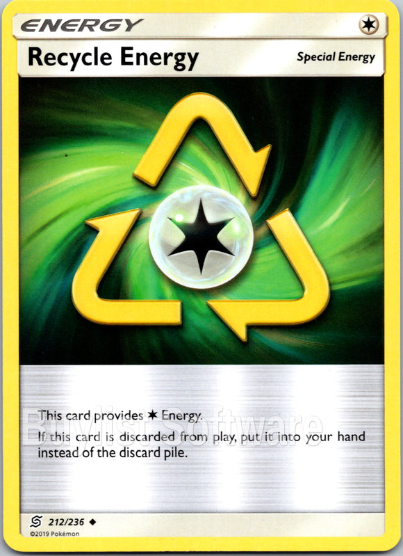 Recycle Energy [212/236] [Unified Minds] Reverse Holofoil