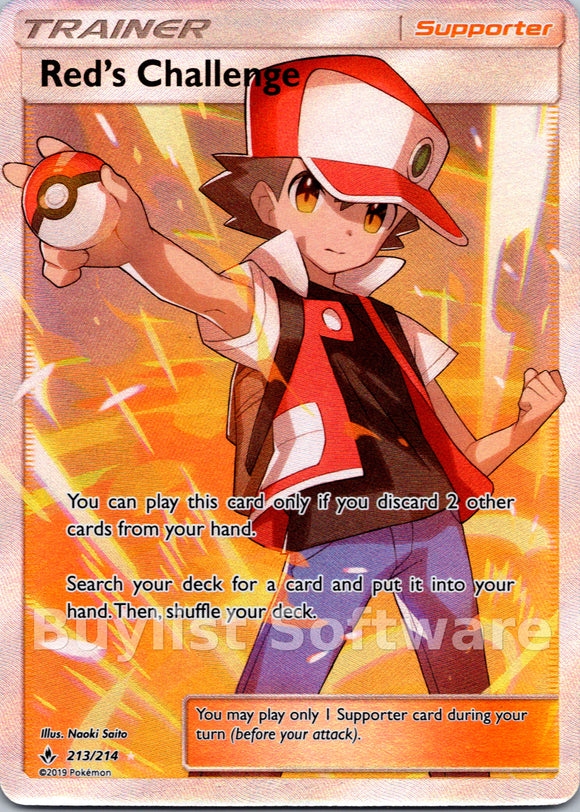 Red's Challenge (213/214) [Sun & Moon: Unbroken Bonds]
