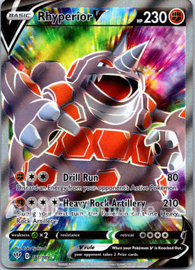 Rhyperior V (Full Art) (181/189) [SWSH03: Darkness Ablaze]