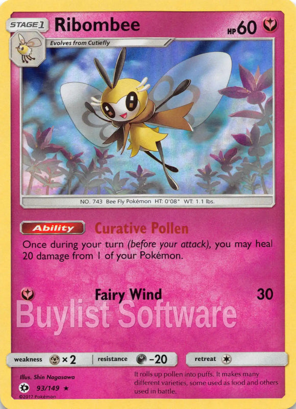 Ribombee [93/149] [Sun & Moon Base Set] Holofoil