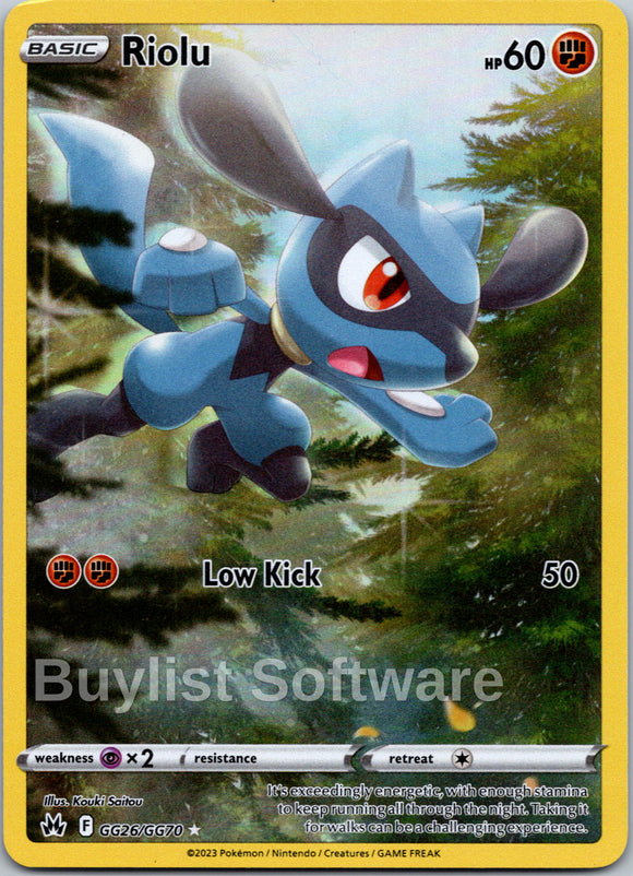 Riolu (GG26/GG70) [Sword & Shield: Crown Zenith]