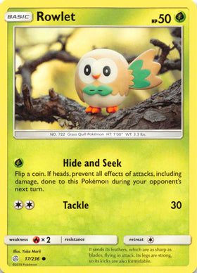Rowlet - 17/236 [17/236] [Cosmic Eclipse]